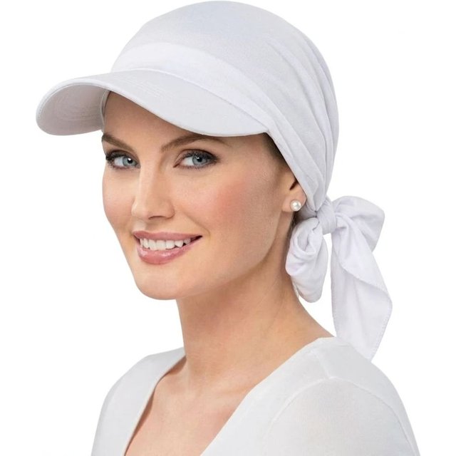 Classic Polyester Spandex Turban Hat Sunscreen Curved Brim Sunshade Hats Solid Color Sun Hats Sun Protection