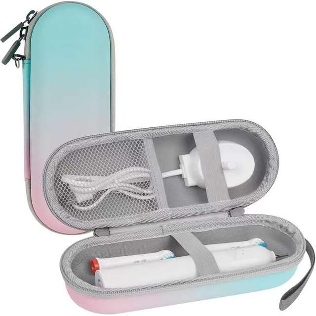 Travel Protective Hard EVA Storage Case - Portable Organizer Holder for Electric Toothbrush Accessories