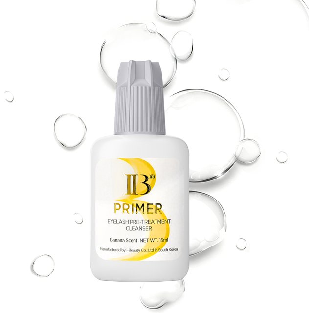 1 Bottle Korea Banana Primer IBeauty False Eyelashes Extension Supplies 15ml Makeup Glue Stronger Tools Fake Lash Booster Bonder