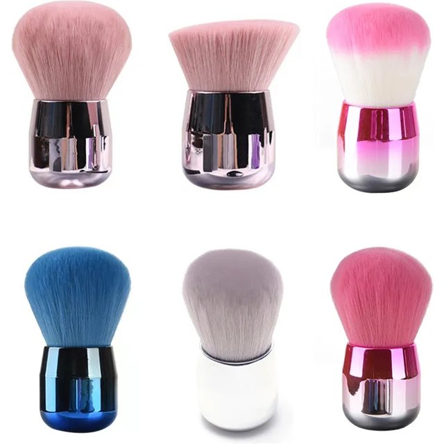 1PC Professionals Nails Art Mushroom Brush Round Paint Gel Dust Cleaning Make Up Brush Manicure Design Accessorie equipment Tool