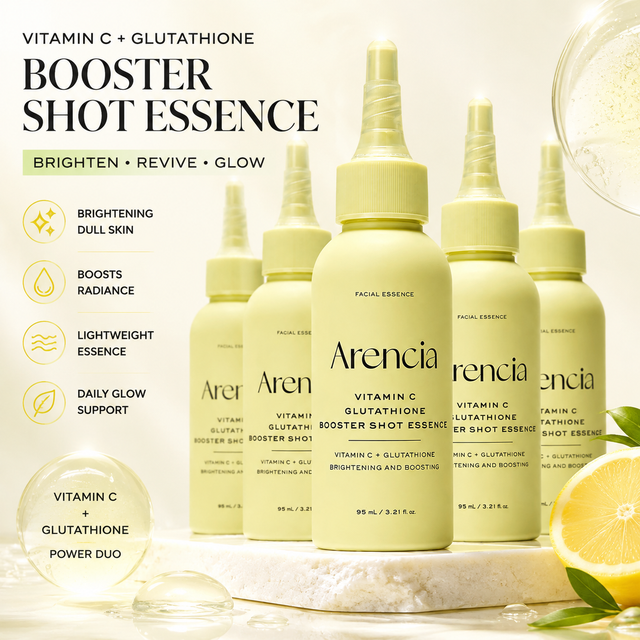 Korea Arencia Vitamin C Glutathione Booster Shot Essence Brightening Boosting Hydrate Revitalize Dull Skin Lightweight SkinCare