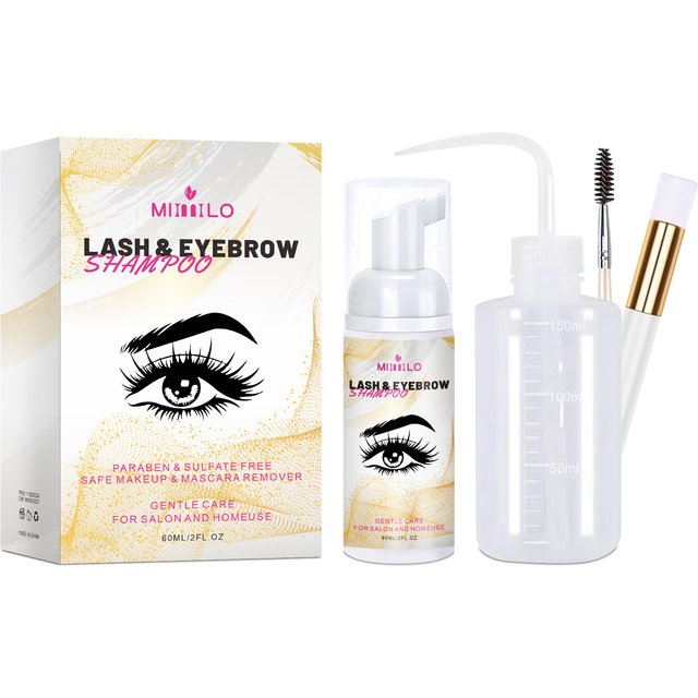 50ml Gentle Eyelash Cleansing Mousse - Rich Foam - Eyelash Care Shampoo - Non-irritating, Safe, False Eyelash Glue Remover