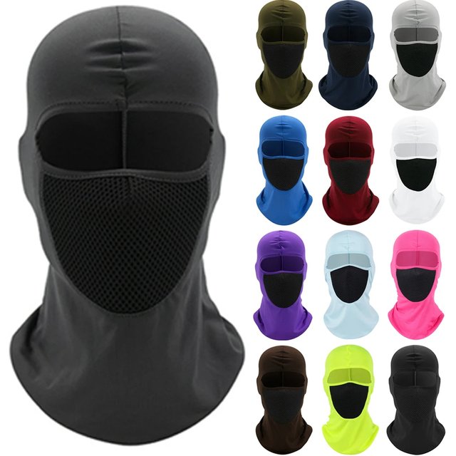 Outdoor Balaclava Full Face Mask Hood Motorcycle Bandana Cycling Hunting Hat UV Protection Neck Gaiter Cycling Equipment