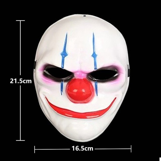 1PCS Mask full face plastic horror Halloween props make-up masquerade party Cosplay, carnival mask