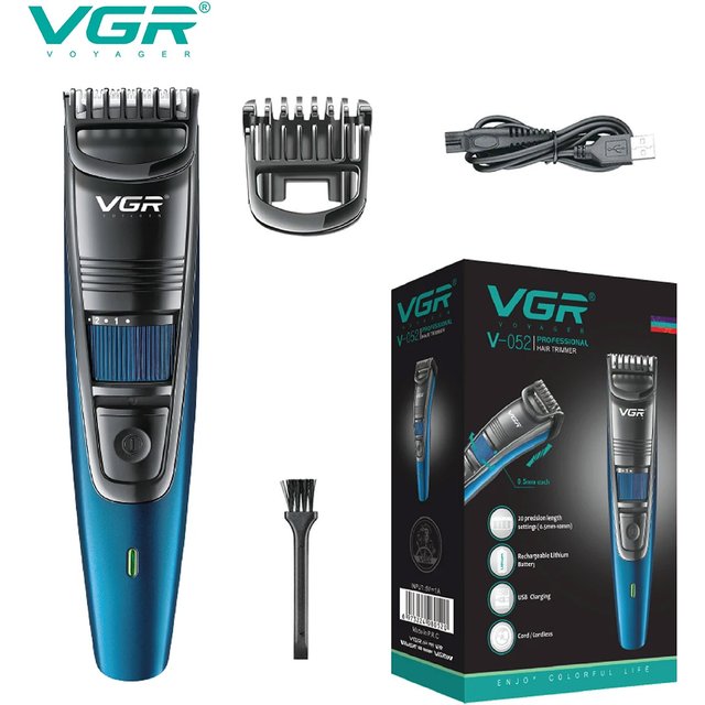 VGR Adjustable Hair And Beard Trimmer Professional Hair Clipper Hair Cutting Machine Rechargeable Haircut for men V-052