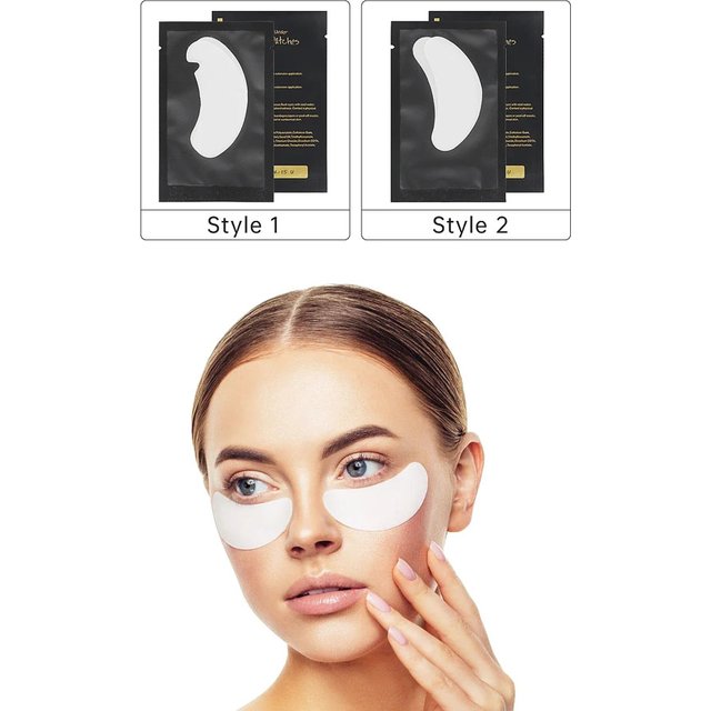 50-500 Pairs Eye Patches Eyelash Extension Under Eye Pads Makeup Lashes Patch Tip Stickers Pads For Eyelash Extension Supplies