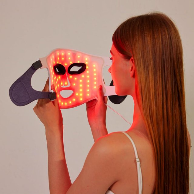 Hello Face M100 Portable rouge infrarouge bleu luminothérapie masque facial usage domestique outil de soins de la peau