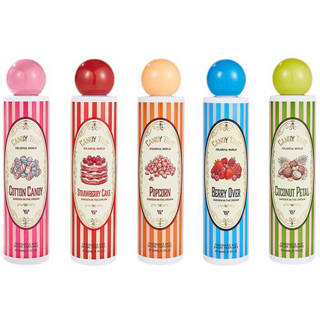 Dubai Arab Gourmand Fragrance 168ml Coconut Strawberry Cake Cotton Candy Fruit Scent Women Fresh Durable Portable Perfume Spray