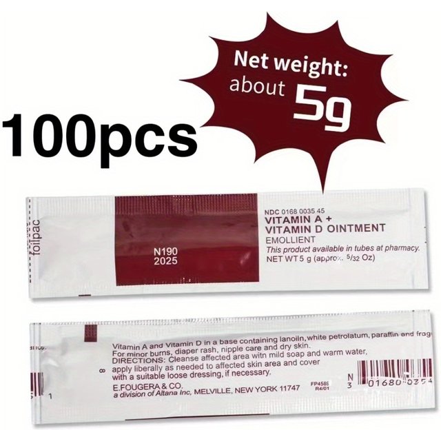 100pcs Tattoo Aftercare Cream Care Lotion Anti Scar Vitamin Ointment Permanent Makeup Supplies Eyebrow Eyeliner Lips Cream 5G