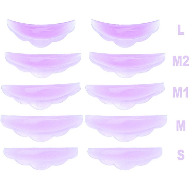 5Pairs Eyelash Lifting Kit Silicone lamination Pad Reusable Lash Perm Rods 3D Lashes Extension Curler Accessories Makeup Tools