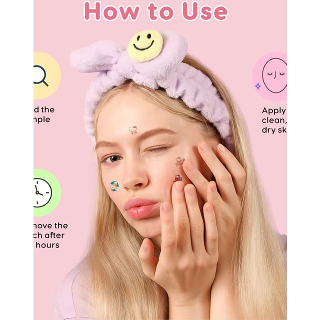 Acne patches, acne stickers, facial acne patches, concealer, concealer stickers 100PCS hello kitty