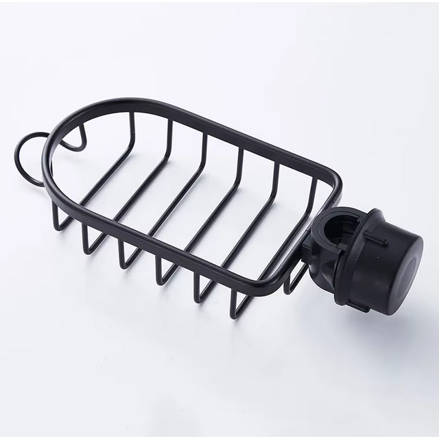 Adjustable Aluminum Bathroom Shower Shelf Rack – Wall Mount Basket for Shampoo, Soap and Towel Storage, Kitchen Sink Rag Holder