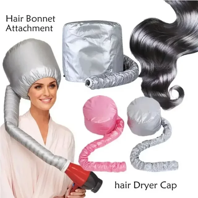 Sèche-cheveux doux Portable, bonnet d'allaitement, chauffage, séchage à l'air chaud, bouchons de traitement pour femmes, fourniture d'outils de coiffure à domicile