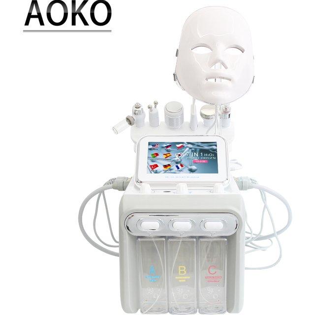 Professionl Hydro Bio-lifting Facial Scrub Oxygen hydrogen Cleansing Lifting dermabrasion Beauty Machine SPA Salon device