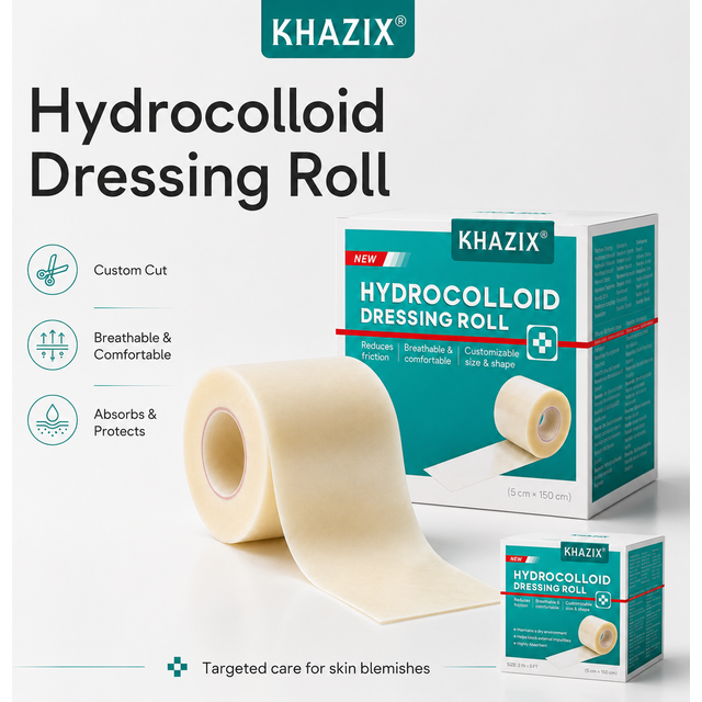 1 roll of water-based colloid acne patch roll-on DIY acne removal and concealer patch, waterproof and invisible acne spot patch,