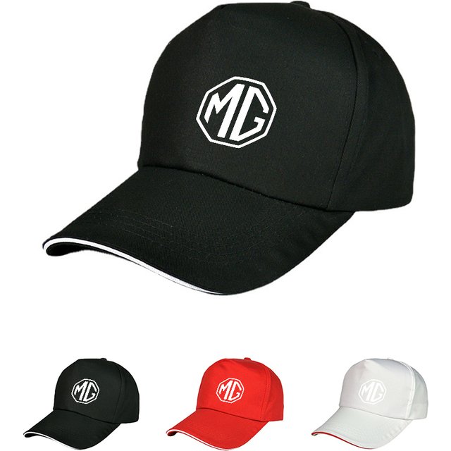 Car Logo Sun Hat Summer Outdoor Sunscreen Hat Baseball Cap For MG Morris Garages 6 3 5 7 TF ZR ZS HS GS GT Hector RX5 RX8 350