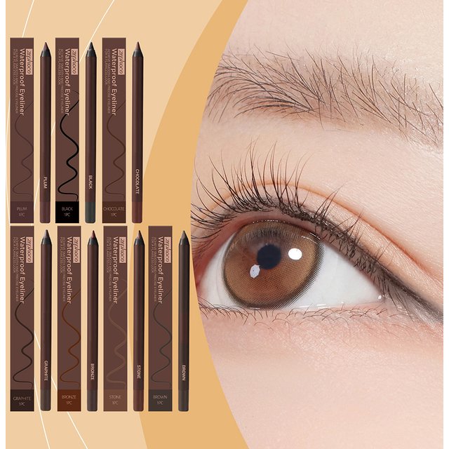 Eyeliner Pencils Long Lasting Waterproof Gel Eyeliner Pencil No Budges Sharpenable Eyeliner for women Eye Makeup Tool Cosmetic