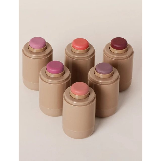 3in1 Blush Cheek Lip Tinted Moistured Blush Stick Waterproof Easy Color Rouge Silky Smooth Blusher Cream Matte Contour Makeup