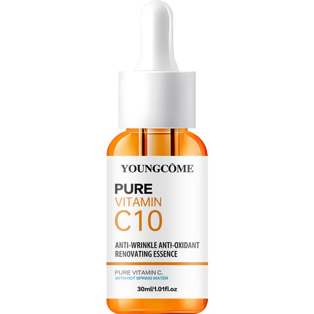 Vitamin C Facial Essence Hyaluronic Acid Dark Skin Brighten Serum Fade Fine Lines Moisturizing Repair Dull Serum Face Skin Care
