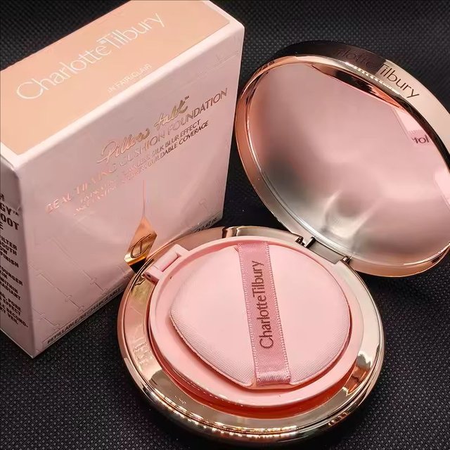 CT Foundation Base Makeup Evens Brightens Skin Tone Conceals Blemishes Pink Diamond Lipstick Heart‑shaped Blush Portable Makeup