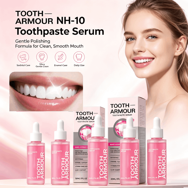 Tooth Whitening Serum Nicotinamide Essence Gently Cleans Tooth Enamel Removes Tooth Stains Sustains Fresh Oral Care