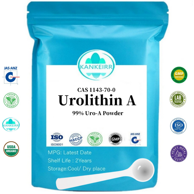 50-1000g High Purity 99% Urolithinee A ,Uro-A,CAS 1143-70-0 DIY Handmade Cosmetics
