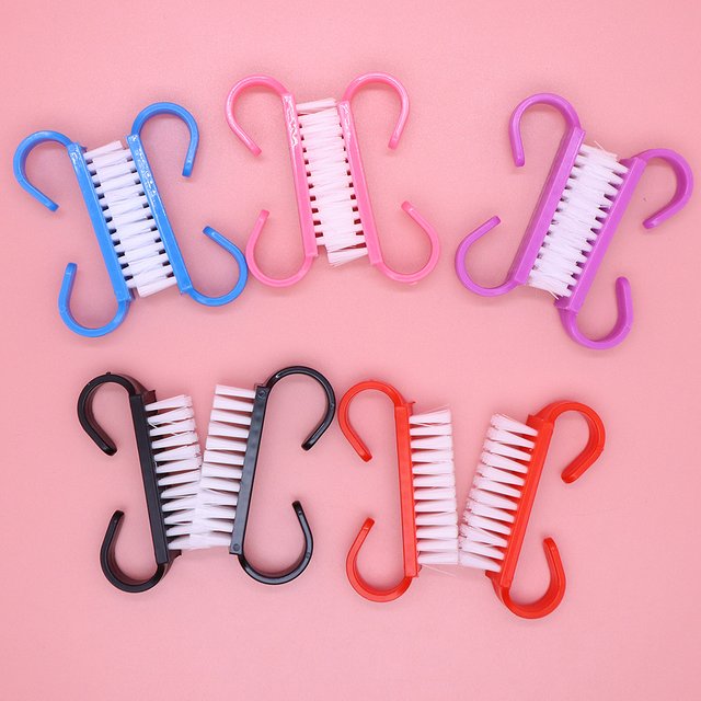 12pcs Set Manicure Brush Lint-Free Durable Salon Grade Bristles Nail Finger Cleaner Tool Nail Dust Soft Remover For Nail Care