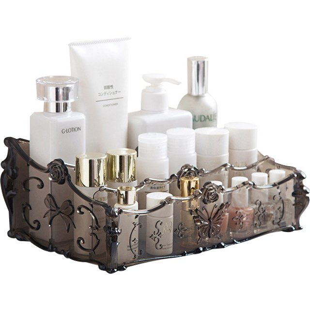 1Pc Multi-purpose Plastic Makeup Organizer Desktop Storage Box Living Room Remote Control Container Cosmetics Case