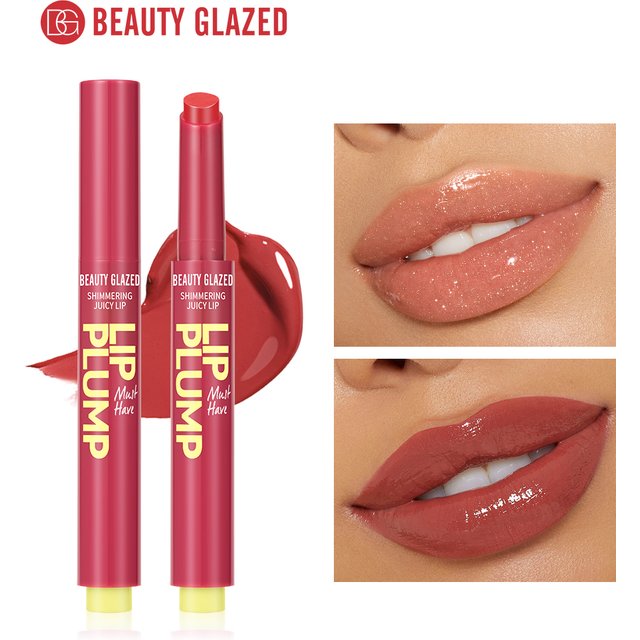 Beauty Glazed 12 Color Shimmering Juicy Lipstick,Shining Lip Plump,Moisturizing Nourishing Women Lip Makeup.Girl's Gift