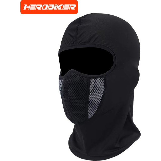 Balaclava Motorcycle Face Mask Moto Helmet Bandana Hood Ski Neck Full Face Mask Windproof Dustproof Face Shield