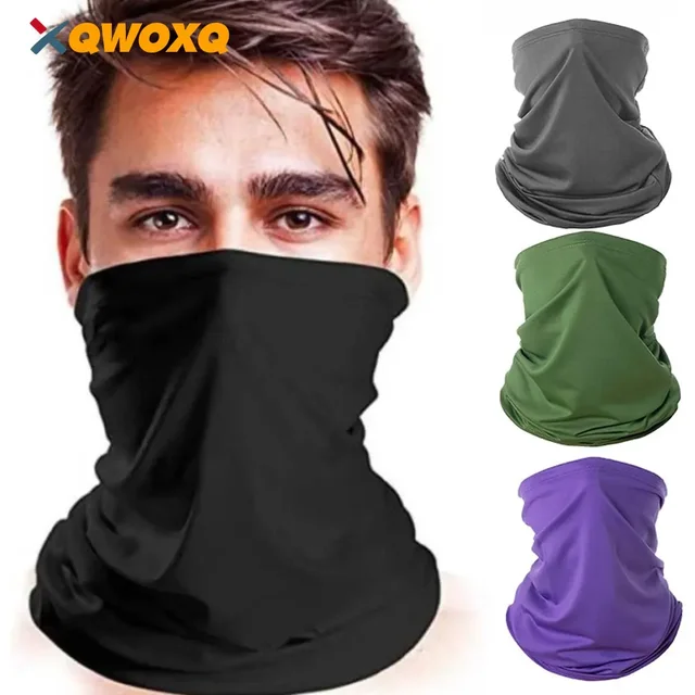 Foulards de randonnée cache-cou masque facial hommes femmes sans couture Bandana Rave visage