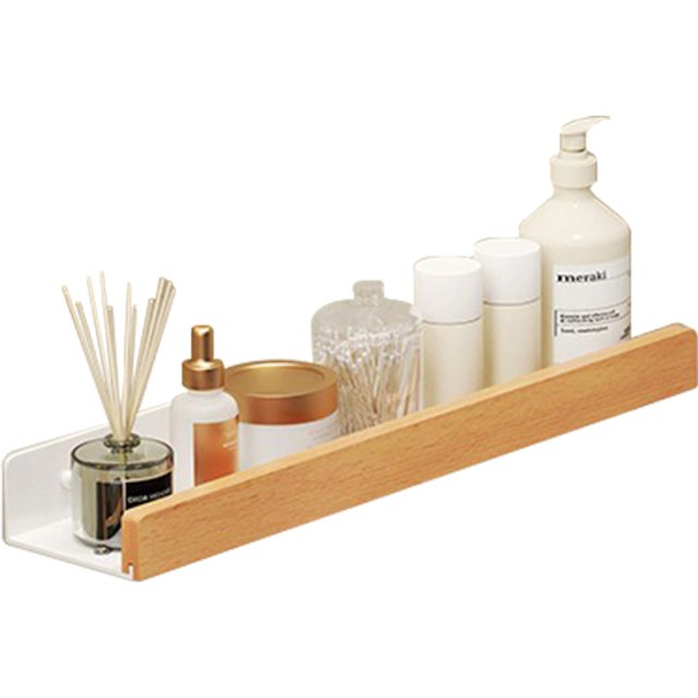 Wood Aluminum Waterproof for Bathroom Shelf Shelves Shampoo Makeup Storage Holder Accessories Kitchen Sorage Bath Accessories