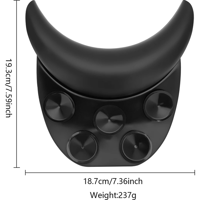 Silicone Shampoo Bowl Neck Rest Non-Slip Salon Sink Neck Pillow Cushion with Suction Cups for Barbershop Neck Support