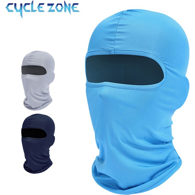 Breathable Balaclava Motorcycle Face Mask Moto Helmet Bandana Hood Windproof Dustproof Face Shield Men's MTB Bike Full Face Mask