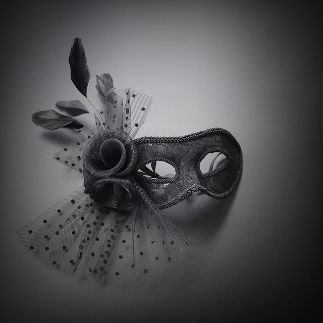 Masque de mascarade pour fête, accessoires d'Halloween, style palais européen rétro, masque de princesse mystérieuse pour se déguiser