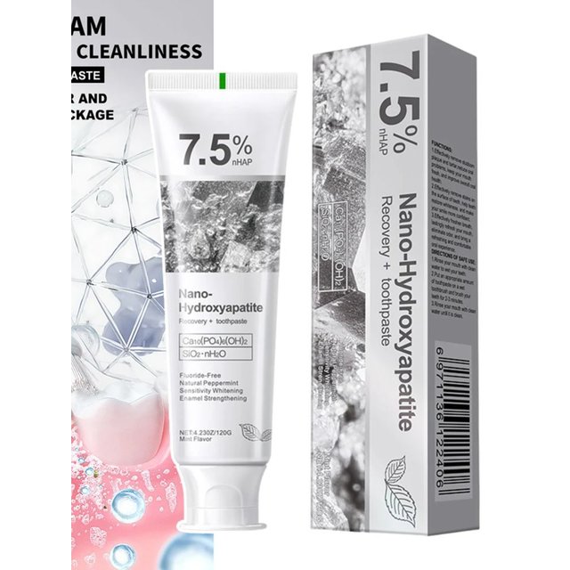 120g 치약 ,7.5% Nano-Hydroxyapatite Toothpaste,Natural Remineralizing Toothpaste For Enamel Repair,Whitening Tooth Paste For Home