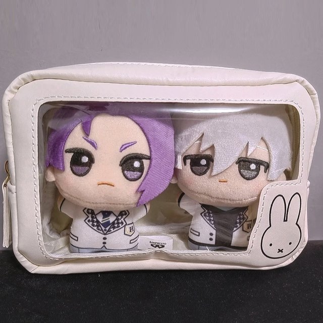 10cm Doll Pouch Bag Kawaii ItaBag Translucent Makeup Bag Large Capacity Waterproof Portable Travel Toiletry Storage Bag Gift