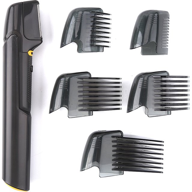 Portable Multifunctional Interchangeable Combs Shaver Body Hair Trimmer Electric Straight Razor