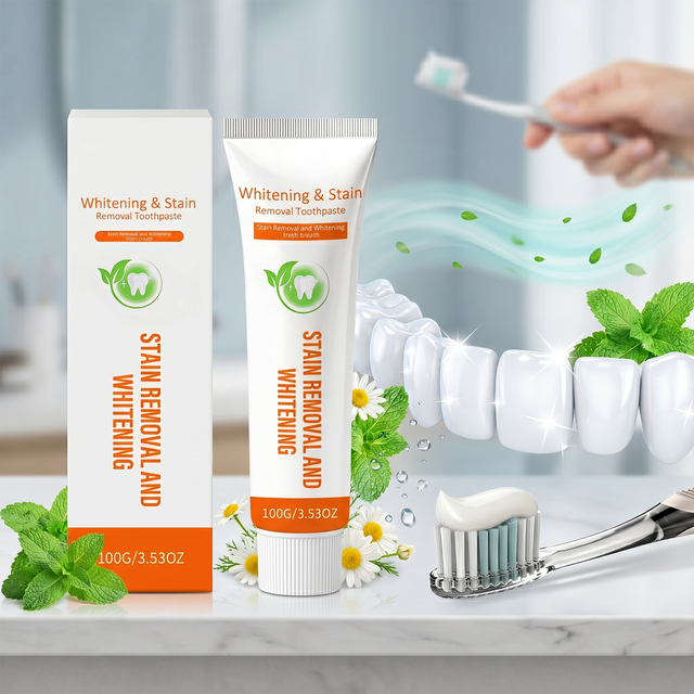 Gentle Toothpaste for Sensitive Oral Care Soothing Refreshing Daily Use Fresh Breath Clean Tooth Stain Natural Glow 100g