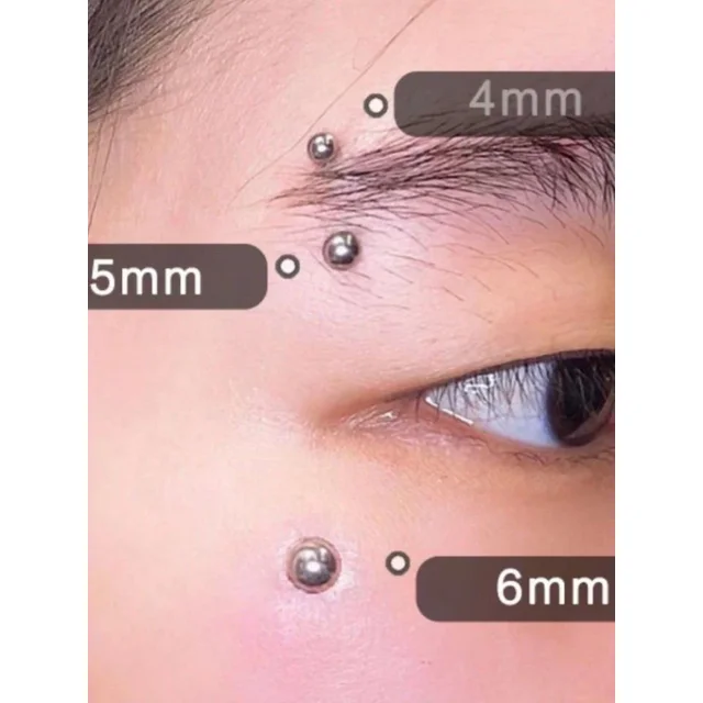 3D Face Eyes Party Makeup Tattoo Sticker Acrylic Diamond Rhinestones Sticker Self-adhesive Mixed Crystal Face Decoration Sticker