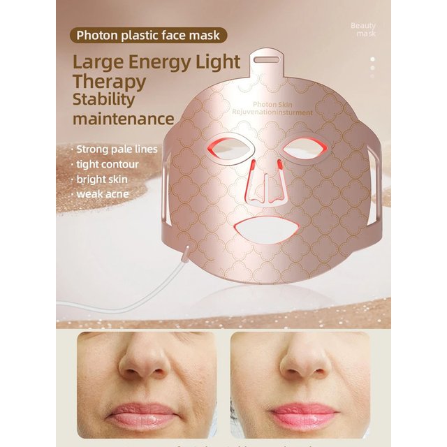 New 8 Colors Photon Nir Light Skin Rejuvenation for Facial 850nm Led Red Infrared Led Face Mask Red Light Therapy Photon Mask
