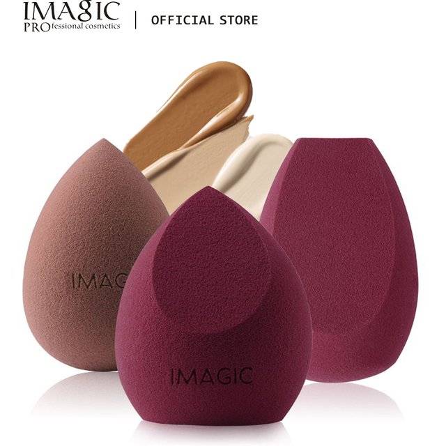 IMAGIC 3Pcs Makeup Puff Wet And Dry Professionele Makeup Spons Foundation Cream Concealer Multipurpose Makeup Tool