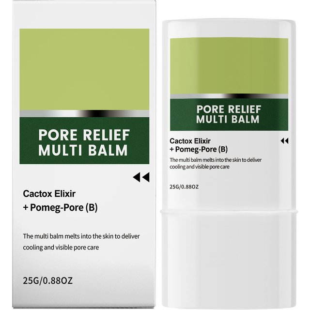 Pore Shrinking Cream Moisturizer Cactus Pore Minimizer Lifting Facial Care Smooth Skin Barrier Repair Caffeine Multi Balm Stick