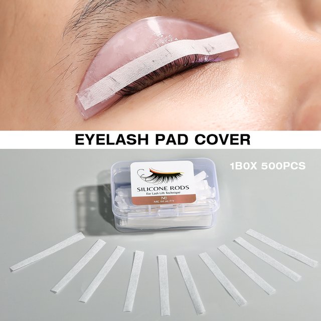 500pcs Lash Lift Pads, Eyelash Lift Rods Covers Pads Curlers,Disposable Eyelash Tapes Makeup Beauty Tools for Lash Lifting
