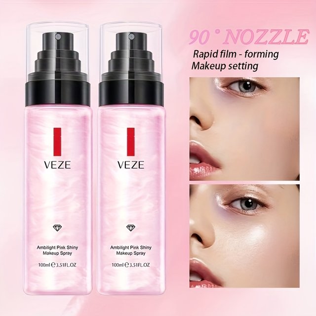 100ml Glitter Makeup Spray Makeup Spray Light Moisturizing Lotion Waterproof and Sweat-proof, Not Easy To Take Off Makeup