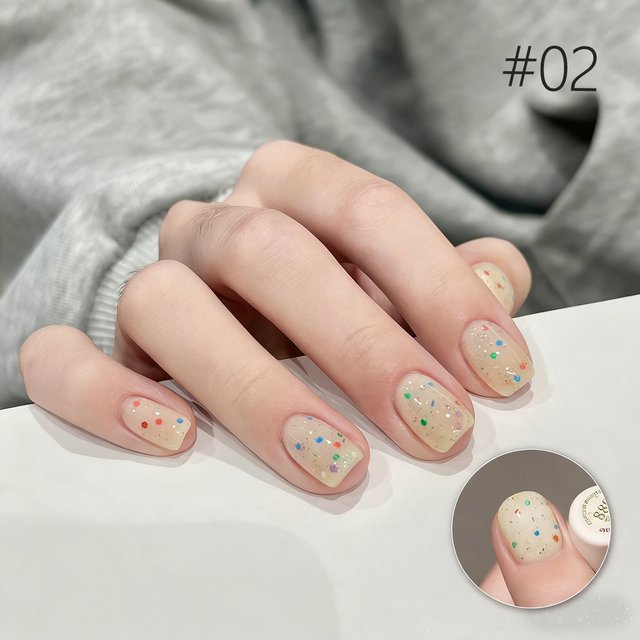 MIANEL 1pcs 10ml 2026 New Hatching Day Handmade Wearable Nail Art With Sparkling Rhinestones Cat Eye Gel Nail Polish Cute Nails