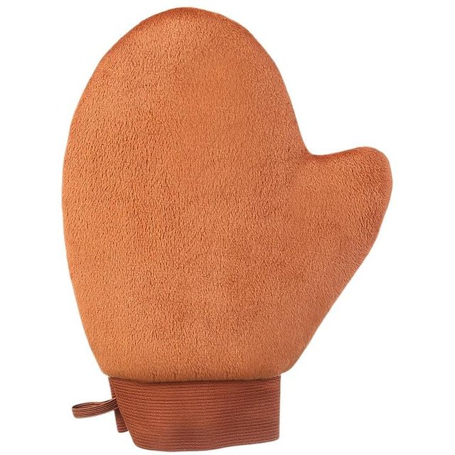【Body Lotion Glove Self Tanning Mitt Double Sided Prevents Sticky Hands Applicator Portable Quick Dry Flocking Glove】