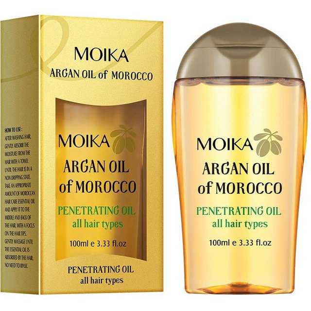 Argan Oil Of Morocco Hair Oil Hair Care Scalp Essential Oil For Repairing Dry Damage Hair Treatment Strength Renewing Hair Oil