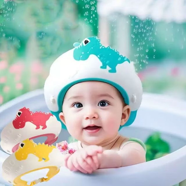 1/2pcs Baby Shampoo Products Ear Protection Silicone Caps Children's Bath Cups Tools, Bathroom Toys