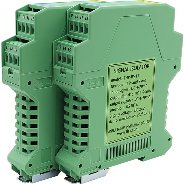 Analog Signal Converter Isolator Signal Isolator 35MM Din Rail 4-20ma to 0-10V 0-5V Voltage Current Signal Splitter Conditioner